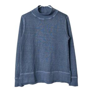 Toad & co epique mockneck pullover long sleeve sweatshirt womens S NWT blue